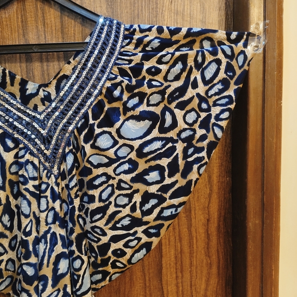 batwig rare free size top |animal print | - Picture 7 of 7